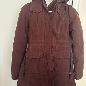 Women's Burgundy Top Gun Coat